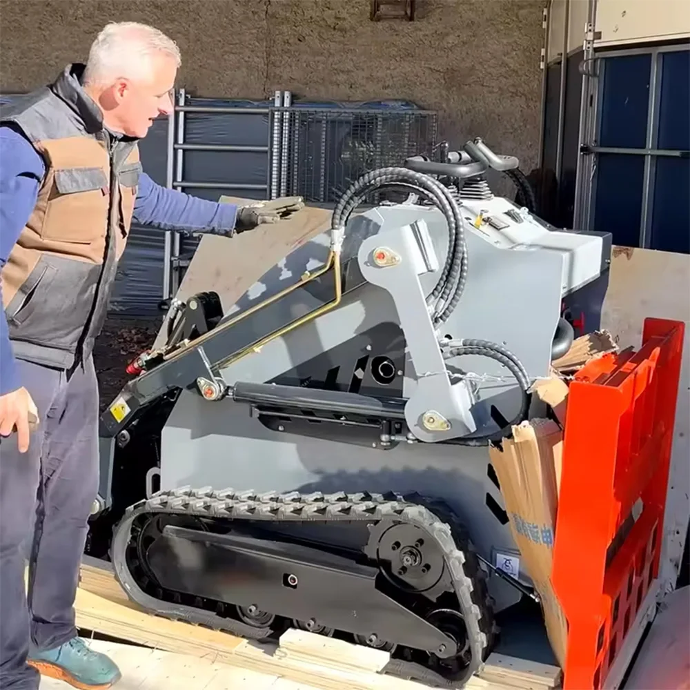 Fast Shipping EPA engine mini skid steer track loader hot sale mini skid steer loader for sale price cheap