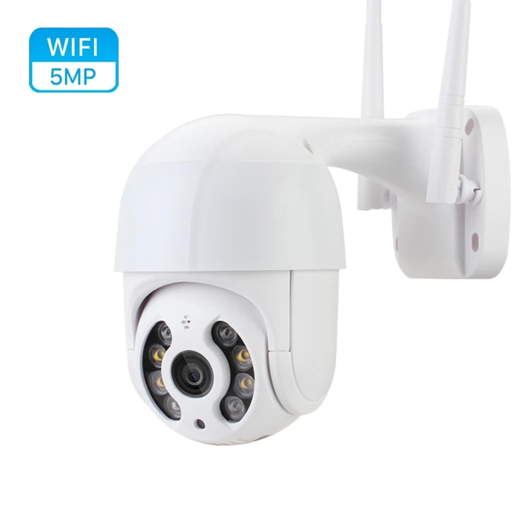 5MP PTZ IP Camera Wifi Outdoor AI Human Detection Audio 1080P Wireless Security CCTV Camera P2P RTSP 4X Digital Zoom Wifi Camera