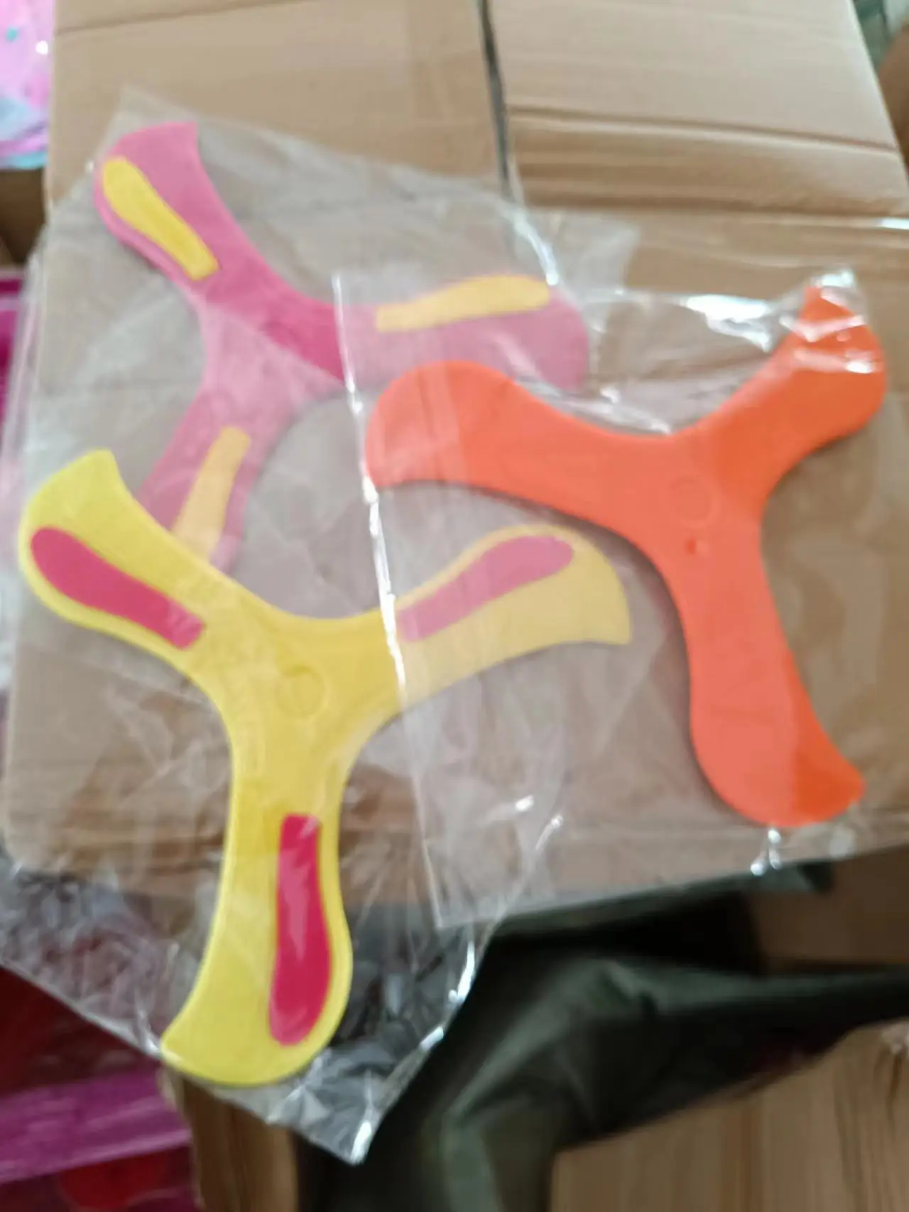 Returning Spinner Boomerang Kids Flying Disc Toy Outdoor Playing Lawn Game Kindergarten Teaching