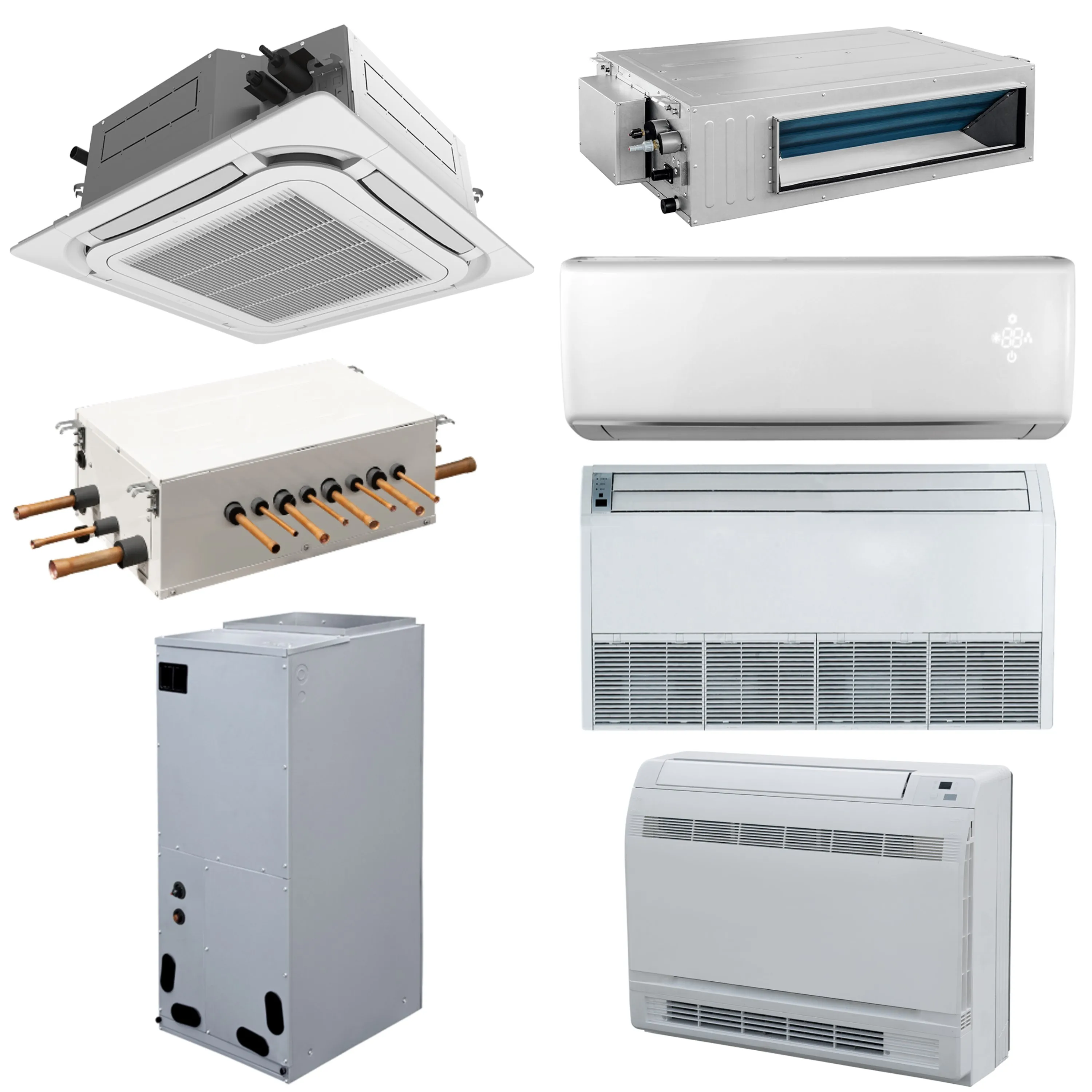 Gree Hotel HVAC решение R410A VRV VRF система напольные потолочные Внутренние блоки для кондиционера с переменным потоком хладагента