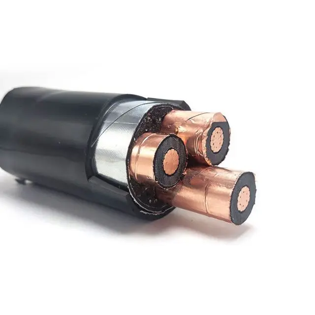 Медный проводник 11KV 3 ядром подземный 120 мм 150mm2 185 240 кабель с изоляцией из сшитого полиэтилена бронированный