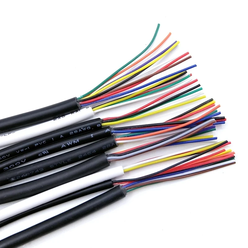 good quality PVC Insulated multi Core conductor Shielded Electrical Electric cable For Electronic Appliance Internal Connection