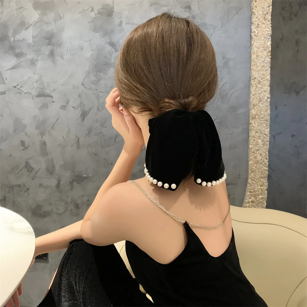 Custom Logo Printed Knotted Crunchies Elastic Hair Rope Tie Knot Band Scrunchies