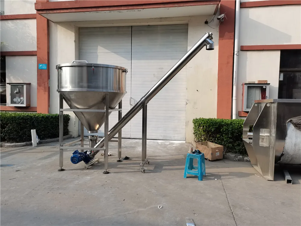 Stainless Steel Customized Industry Agricultural Sugar Wheat Flour Corn Powder Storage Hopper Tank Silo