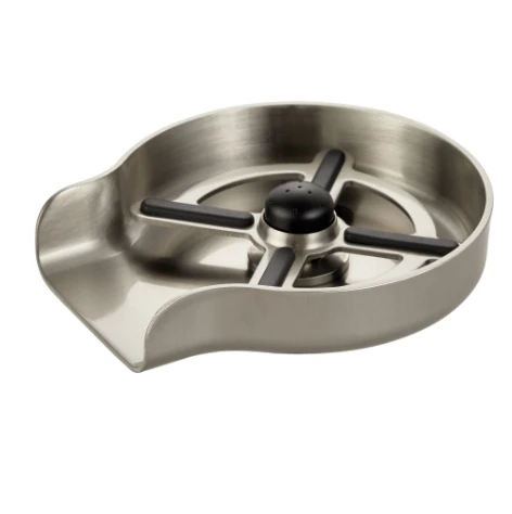 Automatic Glass Rinser Powerful Cup Washer for Kitchen Sink, 304 Stainless Steel Baby Bottle Cleaner, Metal Spray Bar Attachment