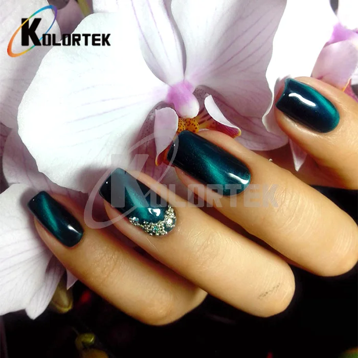 Cat Eye Pigment 3d Magnetic Chameleon Pearl Mirror Effect Pigment Powder For Nail Art Polish