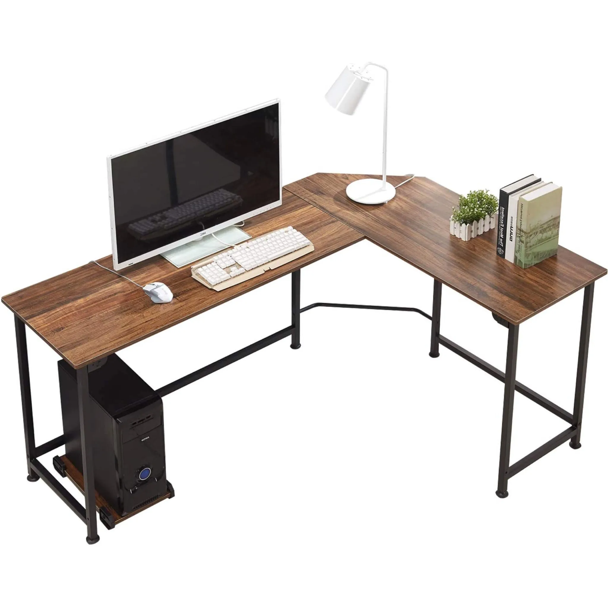 Комбинированная мебель для дома, современный L-образный угловой ноутбук, Рабочий стол для рабочего стола, компьютерный стол