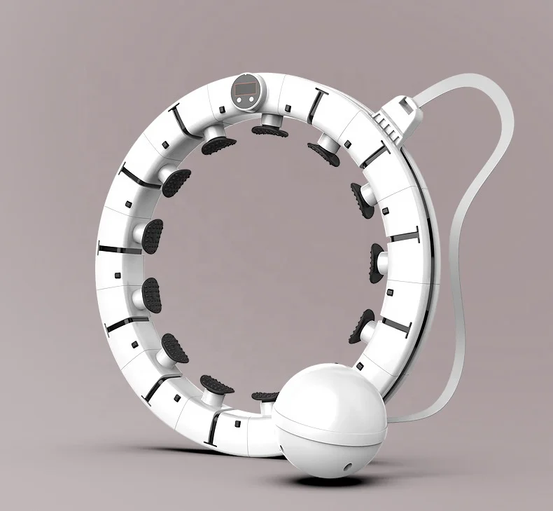 Weighted New Mobile Gym Fitness Hula Hoops With Digital Counting For Adults Weight Loss