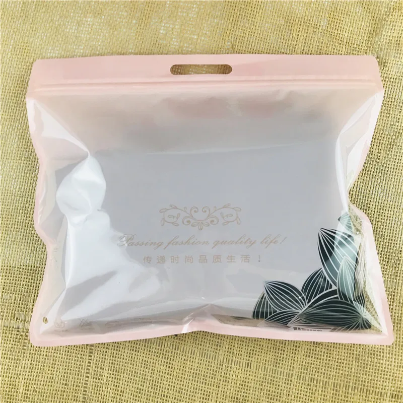 Custom Printed Clear OPP PET CPP Plastic Bags Hanging Header Mini Ziplock Zip Lock Ziplock Packaging Bag For Clothes Garment