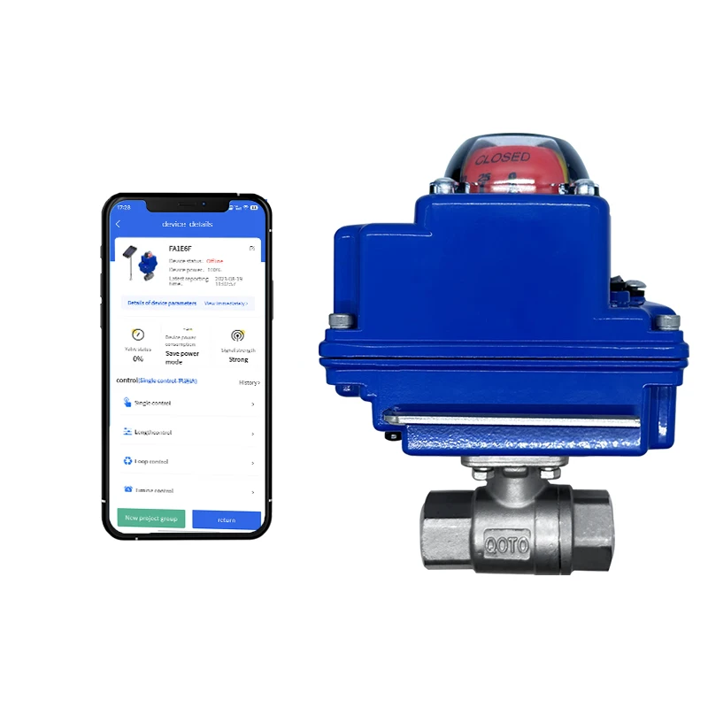 Hydraulic Electric Pressure NPT Bsp 1000psi 304 316 Stainless Steel Motorized AC220V High Pressure Electric Threaded Ball Valve