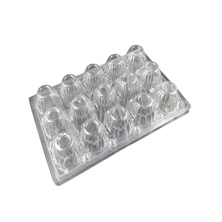 
Factory Price Food Plastic Packaging Clear Disposable Plastic Pvc Egg Tray For Supermarket 