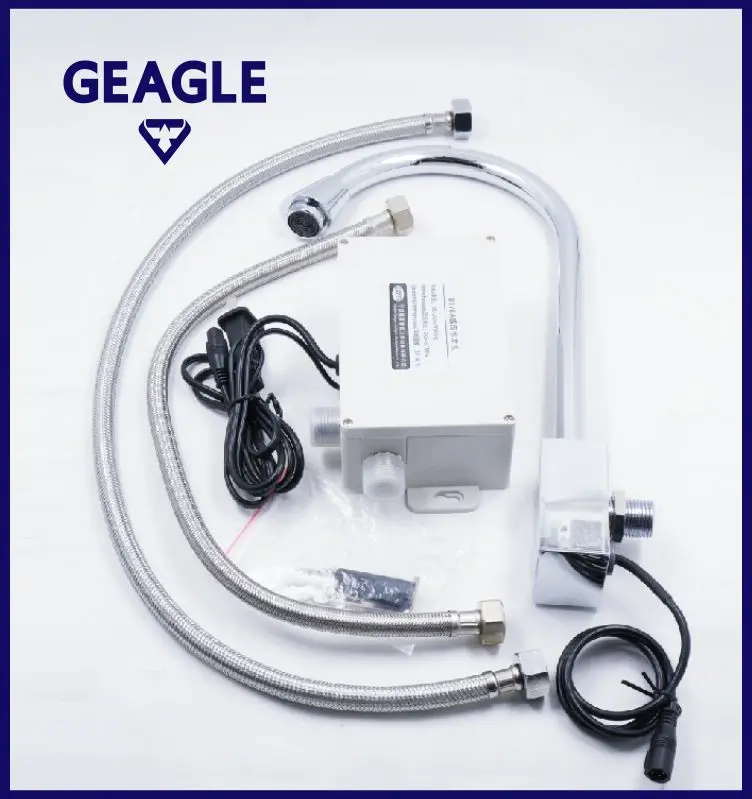 Hospital automatic sensor water tap with long neck