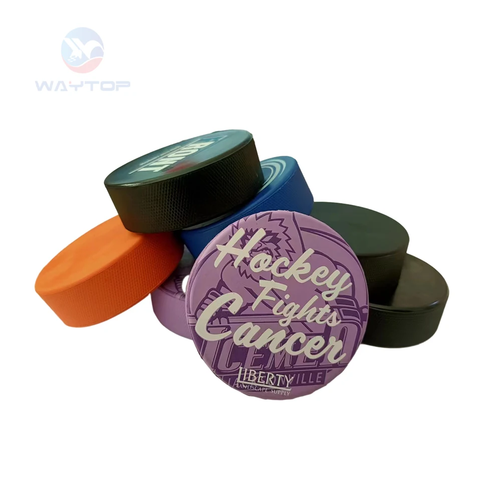 Wholesale Street Land Custom logo Custom Ice Hockey Puck Official