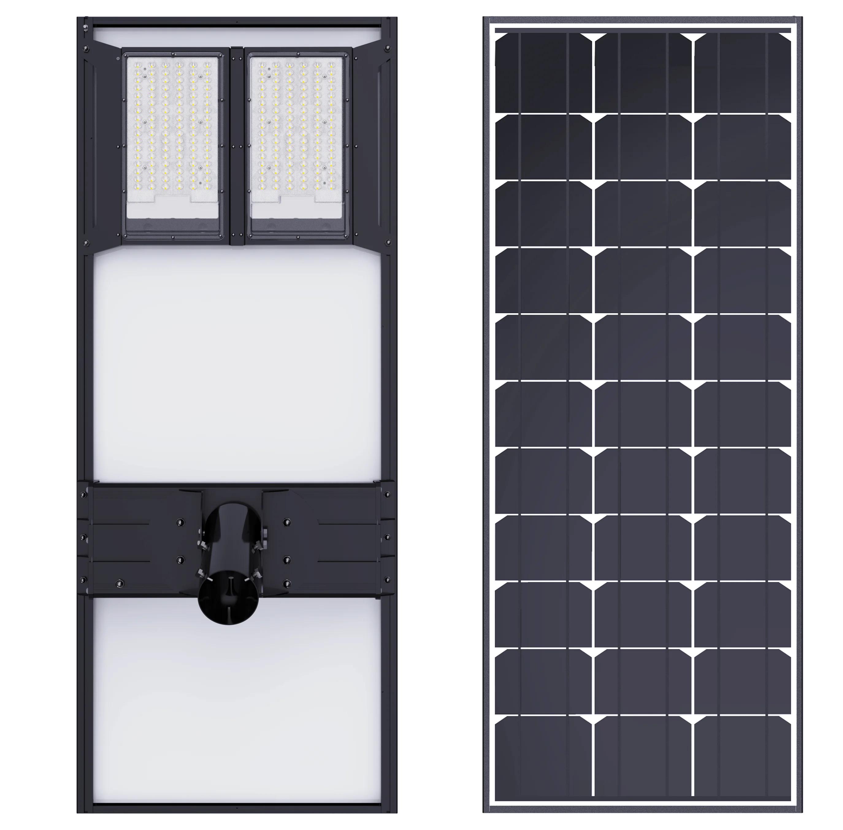 Outdoor Solar Streetlight Municipal all in one Solar Street Lights With 100 Watt Led