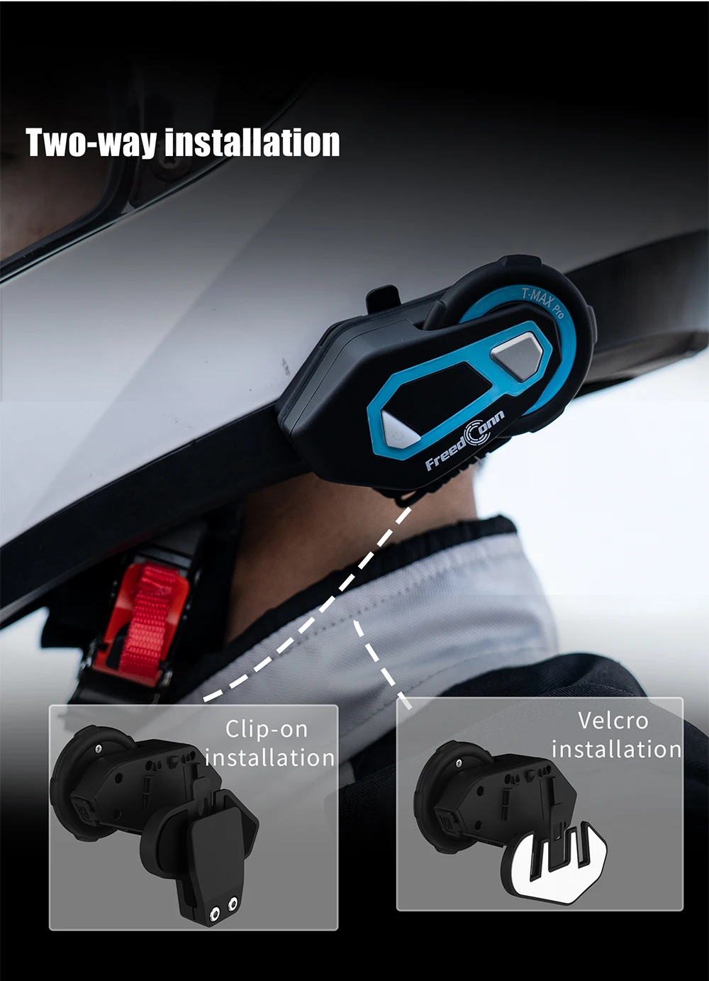Новейшая модель; T-MAX Pro 1200-1500M мотоциклетный шлем гарнитура Беспроводная связь Bluetooth 6 Riders Group системы связи