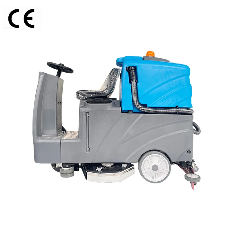 Factory Direct Selling Large Floor Cleaning Machines Durable Quality Industrial Floor Scrubber Ride On For Parking Lot