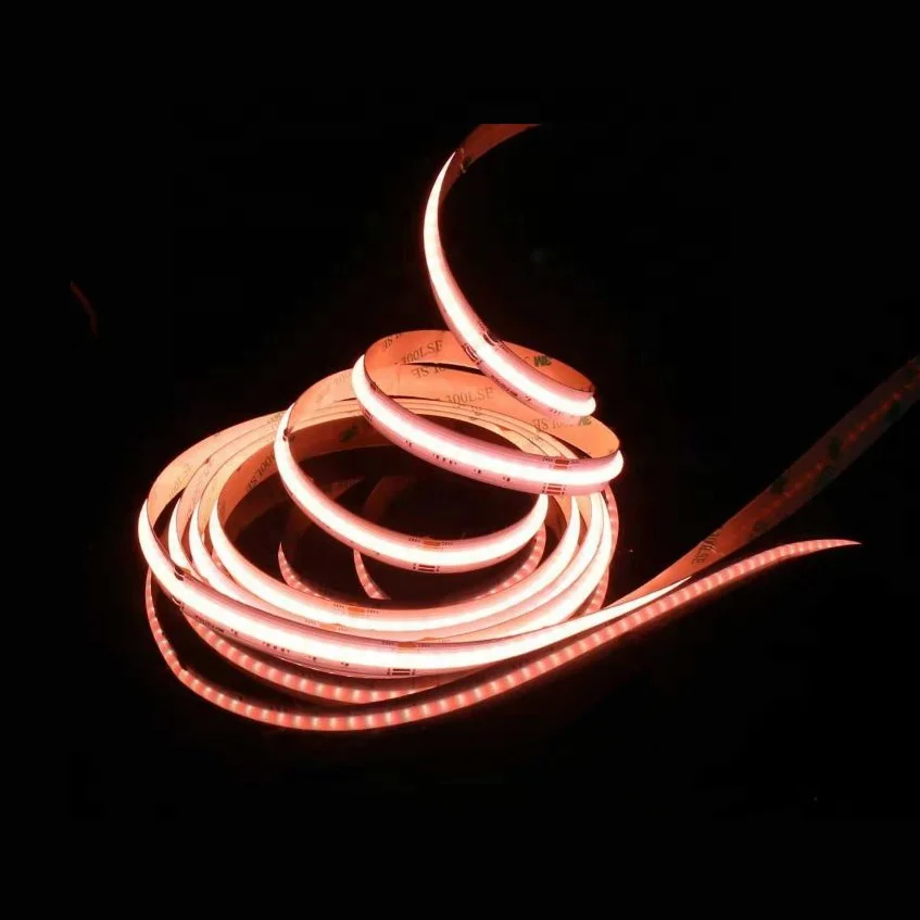 RGBW 784leds 24V 12mm 19W Flexible RGBW 5050 Cob Led Strip Light For Decoration