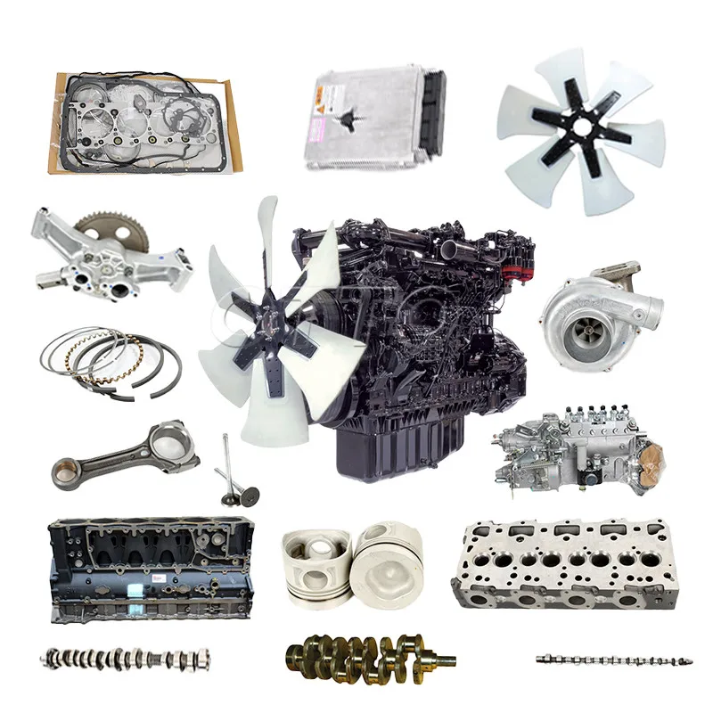 Экскаватор ZX650 ZX670 ZX800 ZX850 ZX870 поршневое кольцо 1-12121143-0, ZX450 6WG1 Комплект гильзы цилиндра двигателя