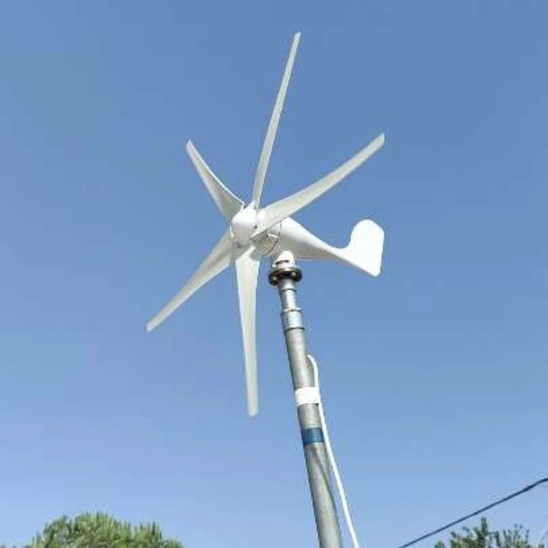 Hiest Wind Hydro Solar Generators 100W 30RPM Axial Flux Permanent Magnet Generator  Custom White Body Copper Customized RPM