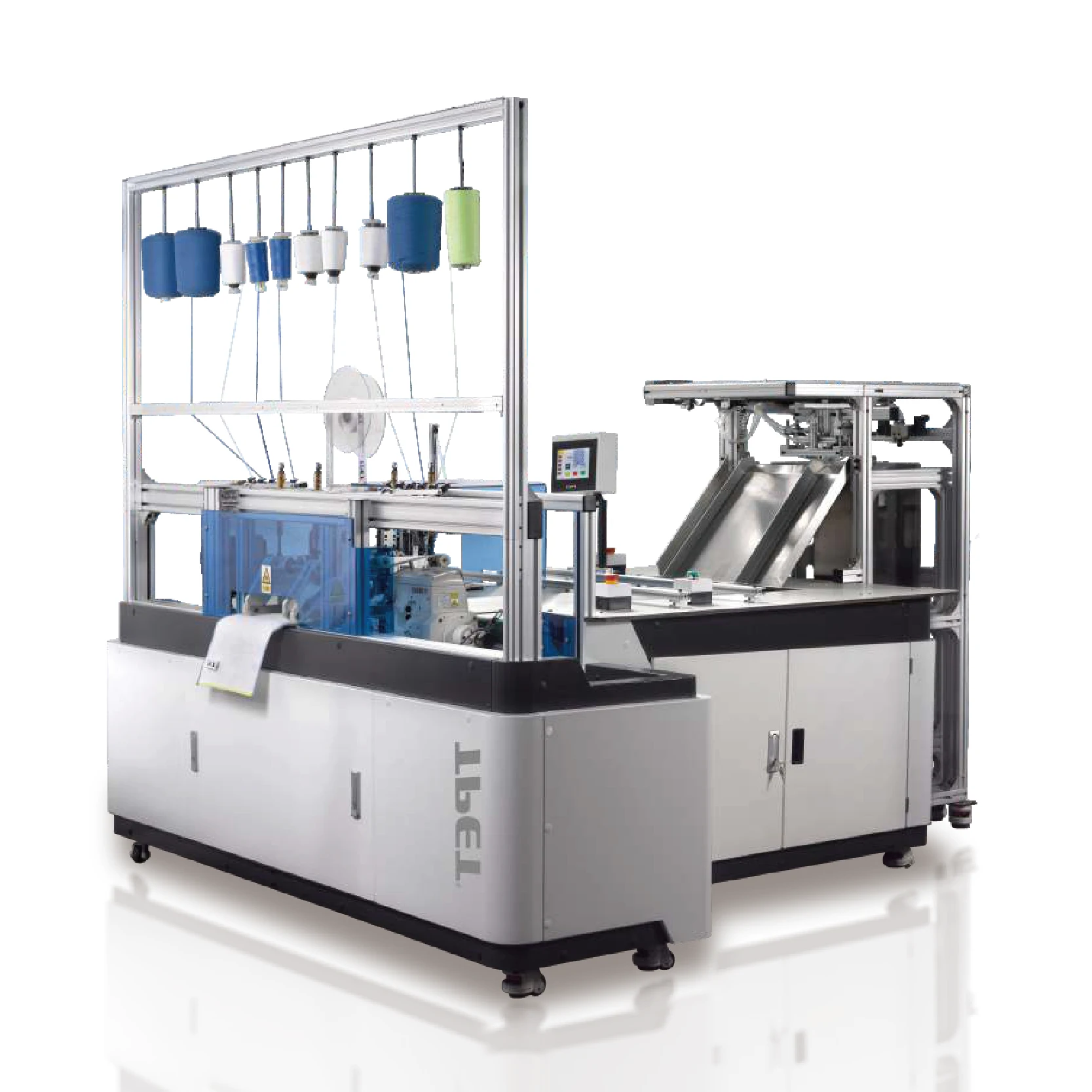 
easy operation industrial high speed dish towel 4 sides sewing machine 