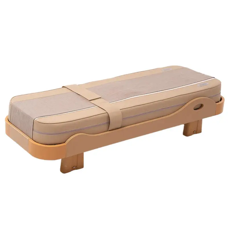 Deluxe Far Infrared Full Body Jade Therapy Massage Bed/Spinal Traction Table Full Body Roller System Bluetooth