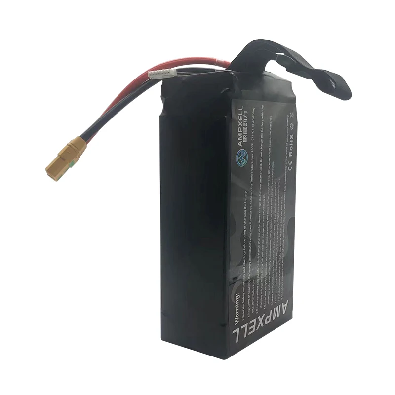 NEW ARRIVAL  AMPXELL High energy density Li-po battery 30000mAh 22.2V 6S 5C  for Professional Drones UAV