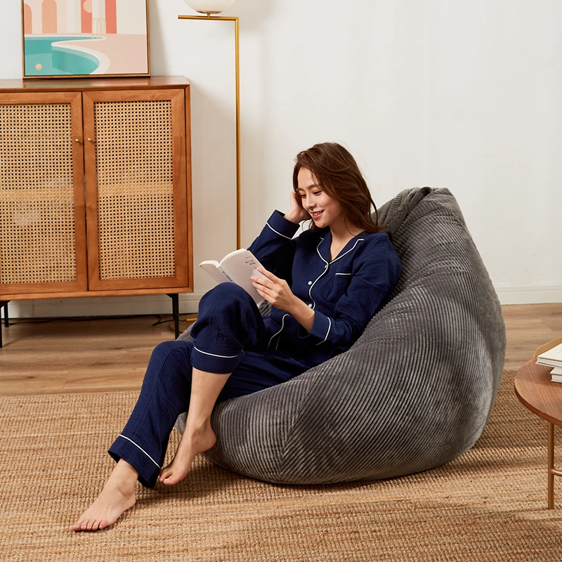 Adults and Children Giant Beanbag Gamer Bean Bag Cover Indoor Bean Bags Big Bean Bag