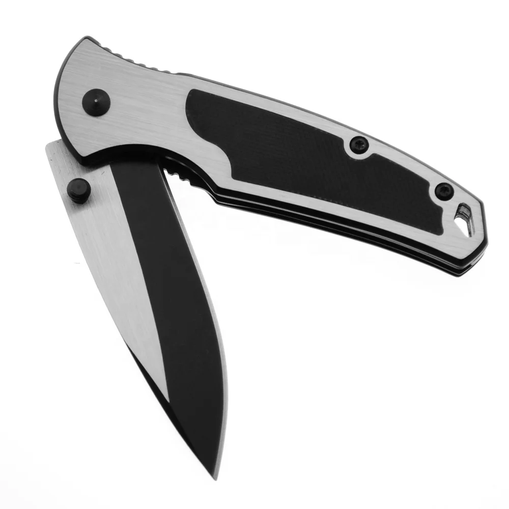 
Aluminum Handle Mini Stainless Steel Tactical Foldable Folding Camping Knife for Sale 