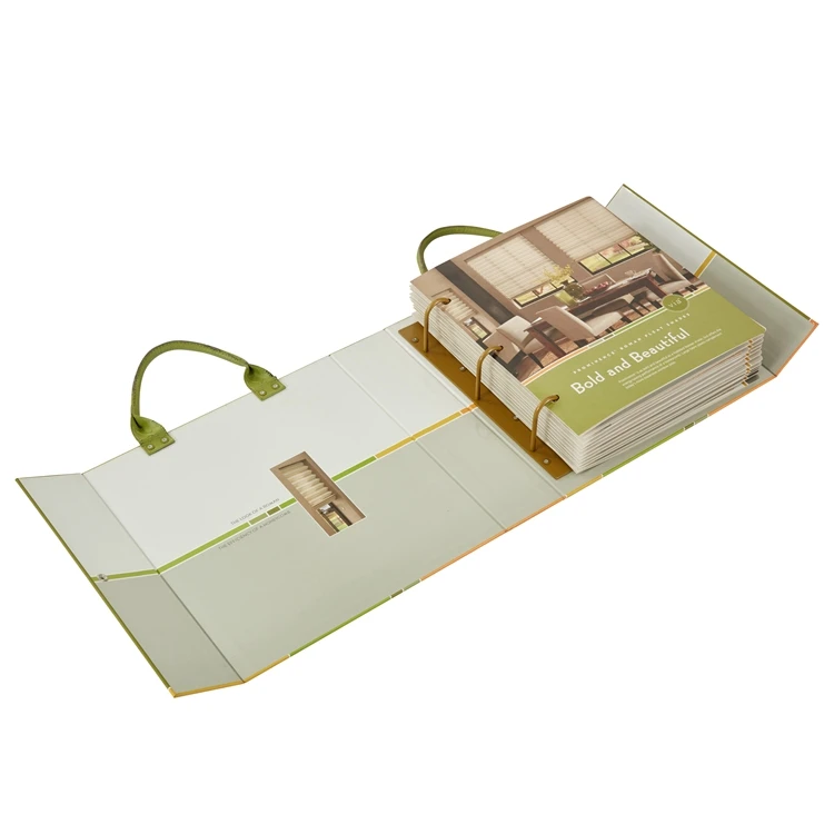 New Arrival Fabric Sample Folder Book For Textile Fabric Shade Roman Pleated Shades Color Swatch/Color Card/Color Sample Booklet