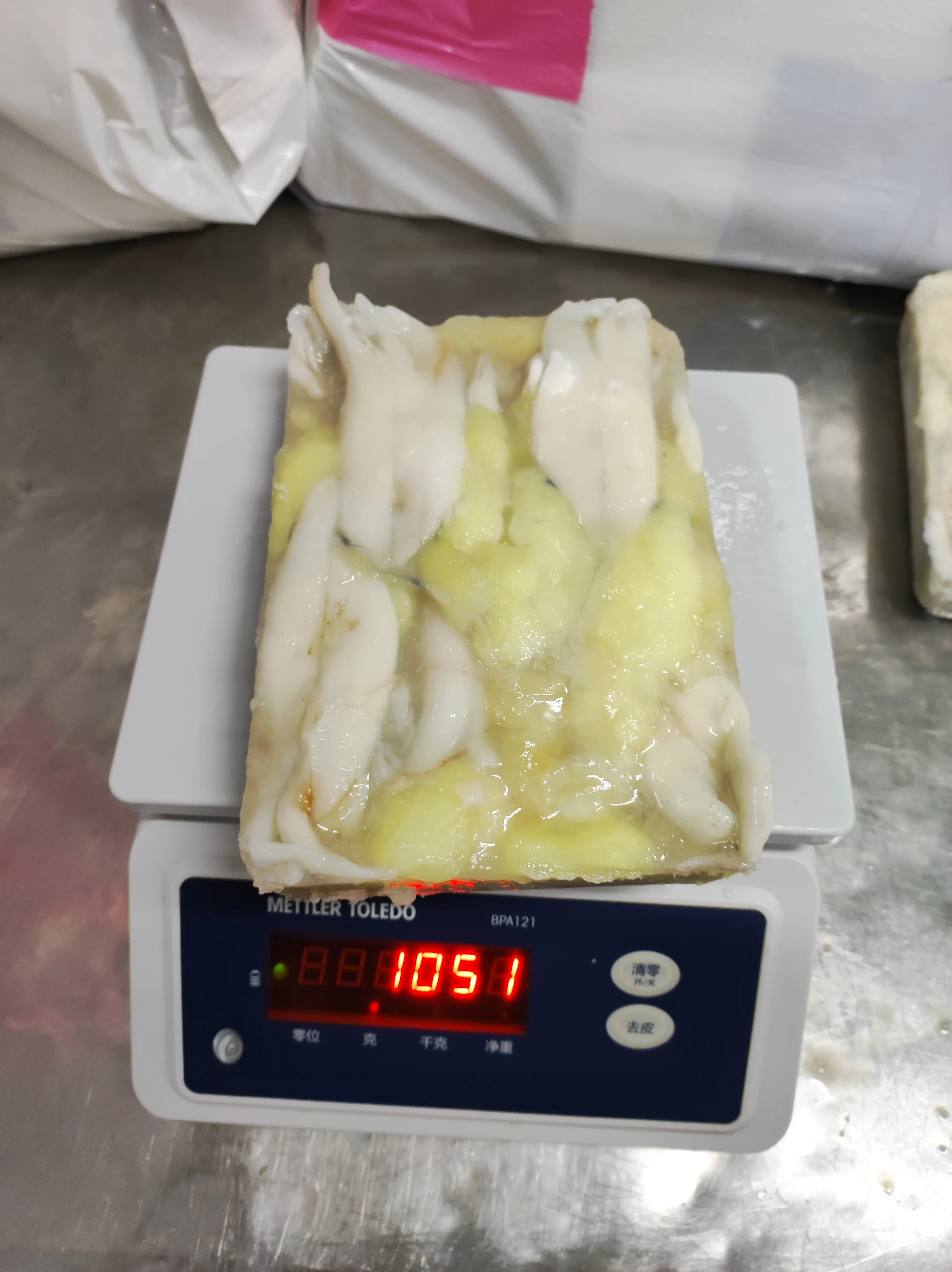 manufacturer hot sale frozen squid roe wholesale raw material block in stock
