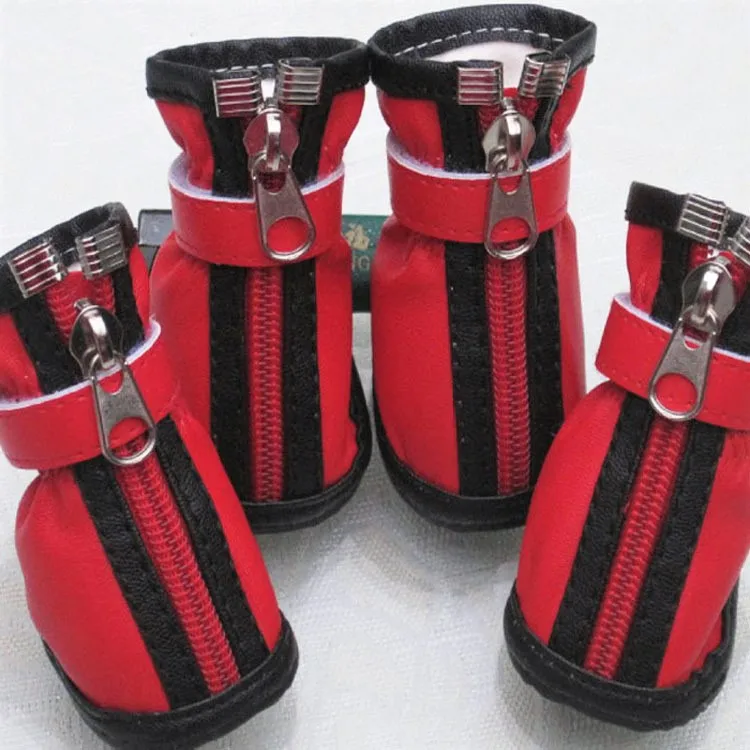 Wholesale cheap high quality fashion leather waterproof outdoor dog shoes