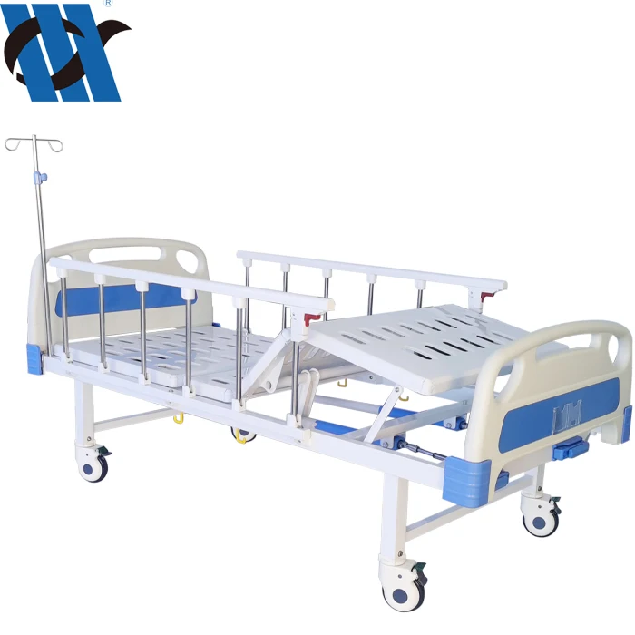 YC-T2611L(I) Economic 2 Function Mechanical Used Hospital Sale 2 Cranks Manual Medical Bed
