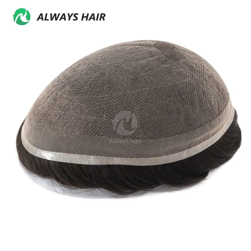 DURA LACE - Wholesale 130% Hair Density Lace Replacement Men Toupee for Men Human Hair