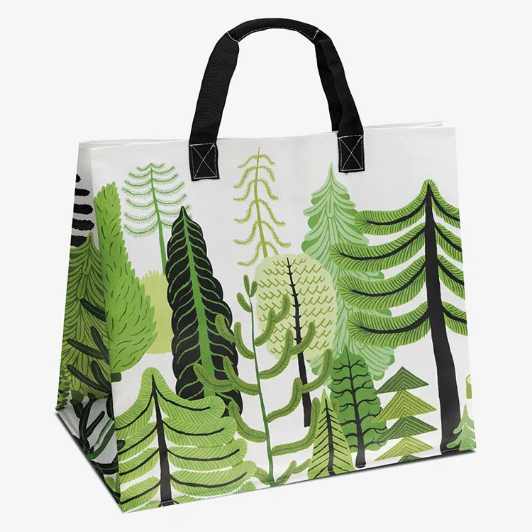 Custom colors grocery reusable laminated non woven polypropylene bag shopping bags