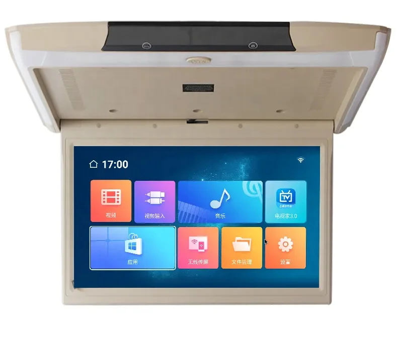 Hot selling support size customization LCD screen flipping Android system roof car TV Vito V250 V260 Sprinter interior