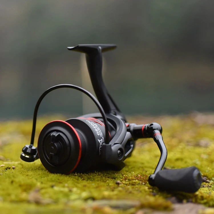 NEW OEM Fishing Reel Carp Fishing Full Metal Spool Spinning Reel 5.0:1 Max Drag 10Kg Power Sea Carp Fishing Reel Black