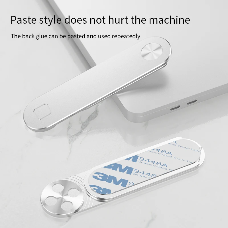 Mobile Accessories Computer Expansion Metal Foldable Laptop Side Stand Phone Holder Magnetic Mount For PC extension