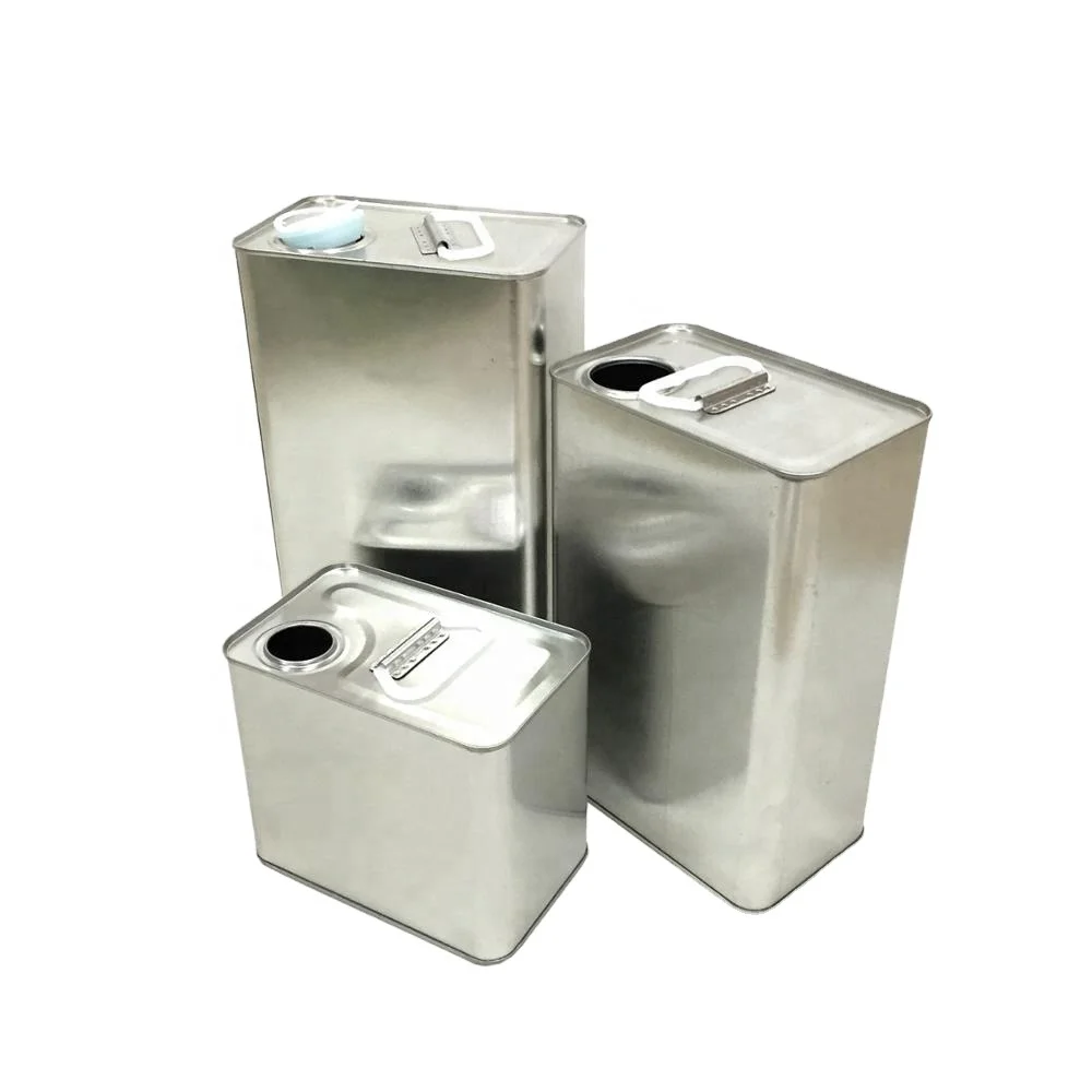 Metal oil can 2l-5l rectangular oil can