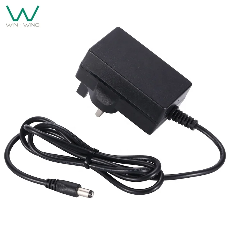 UK Plug AC to DC Power Adapter 12V 2A 24W with TUV-GS CE BS ROHS REACH Approval