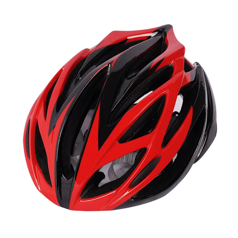 Custom Logo Unisex Ultralight Bicycle Helmet One-piece Cycling Head Guard Riding Sports Safety Helmet Adjustable MTB Bike Helmet