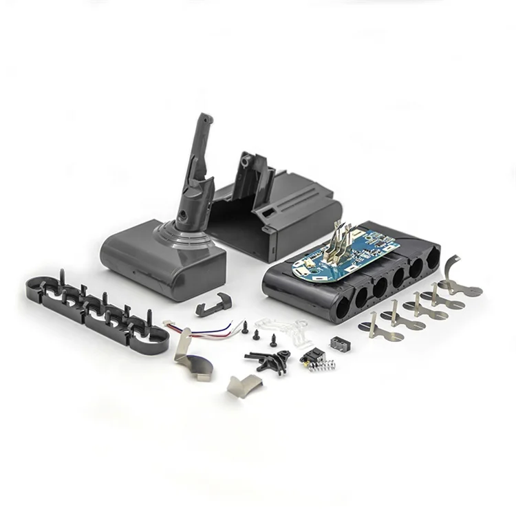 Lithium ion Battery Plastic Case Charging Protection Circuit Board PCB for 21.6V Dyson V8 Battery Vacuum Cleaner Battery Case