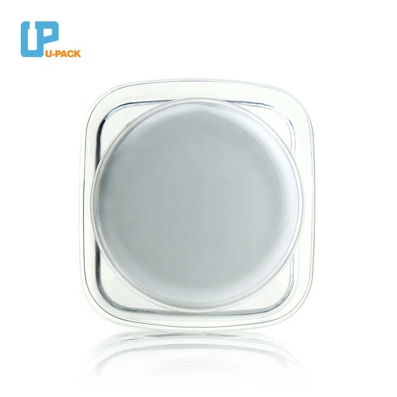 Mini Cosmetic Container 5g 15g 30g 50g 100g Square Cube Acrylic Jar Clear Cream Pot Makeup Jar