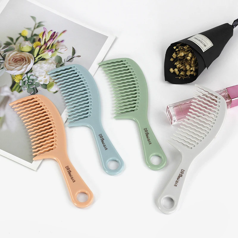Manufacturer Fashion Plastic Daily Hairdressing Multifunctional Curly Hair Care Comb