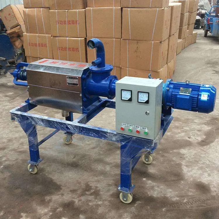 animal manure dehydrator/chicken dung dewatering seperator/screw press solid liquid separator/organic fertilizer making machine