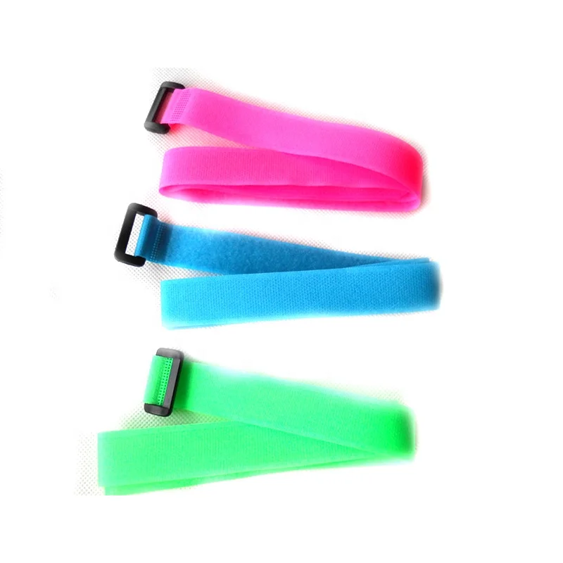 heavy duty standard hook loop cinch strap 100% nylon welding plastic ring hook loop band for a tighter hold