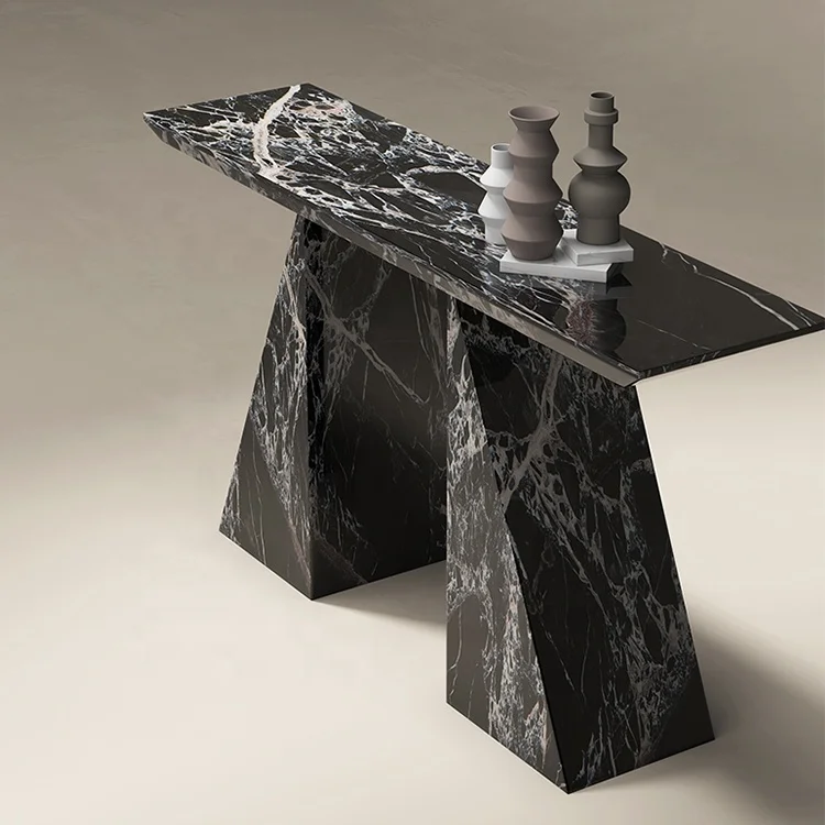 Mebel home furniture modern italian marble console table living room entryway console table