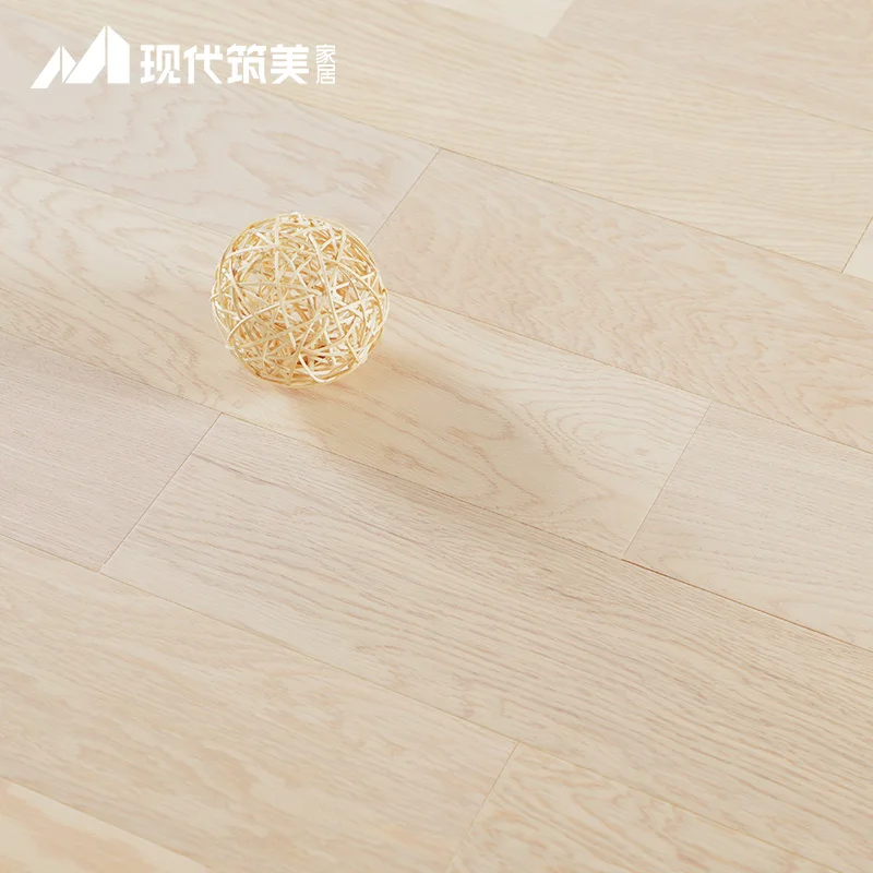 easy clean lock white oak hardwood tiles water resistant 12mm engineered parquet wood flooring