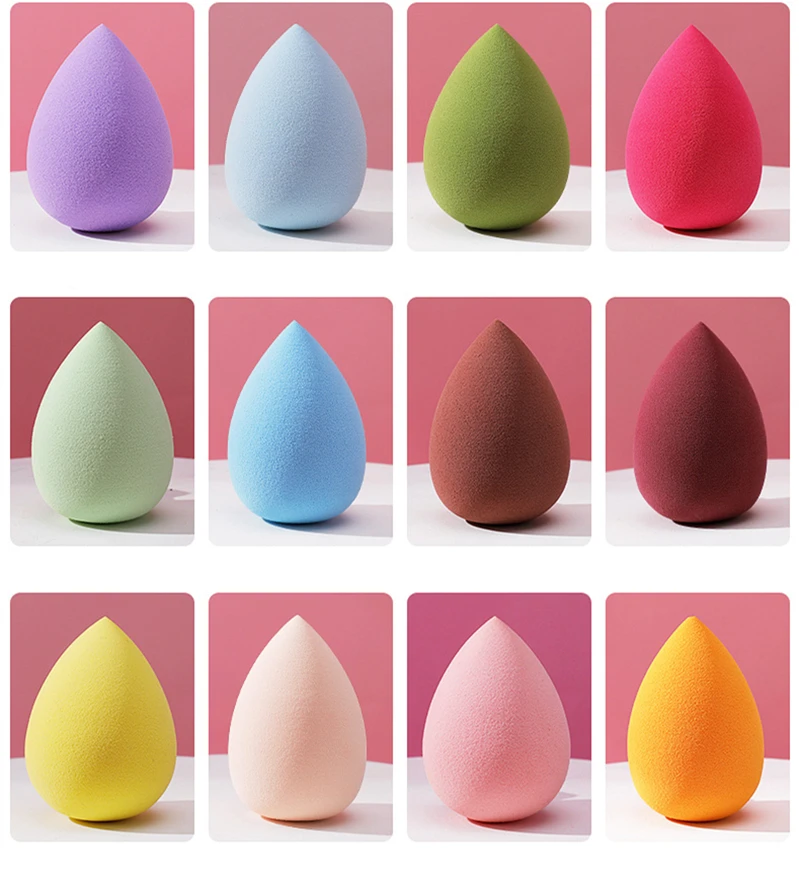 Wholesale Bottle Gourd Beauty Egg Puff Latex Free Powder Foundation Blending Makeup Sponge