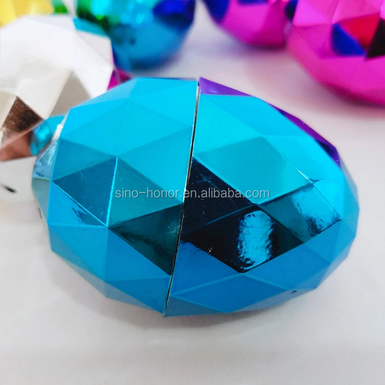 glitter decoration plastic easter egg