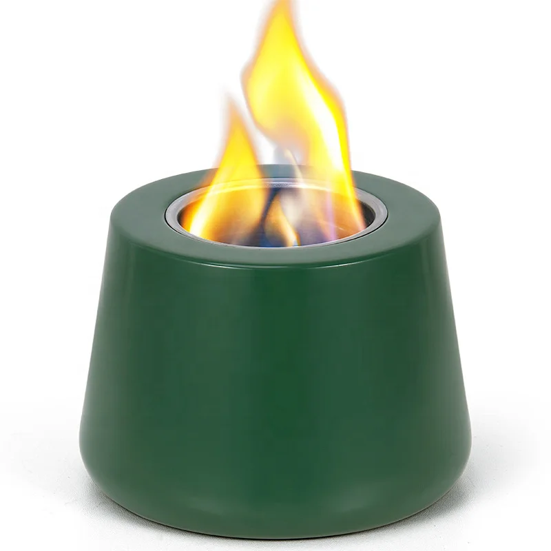 Outdoor Heating Concrete Small Fireplace Desk Decoration Smokeless Alcohol Mini Tabletop Fire Pit